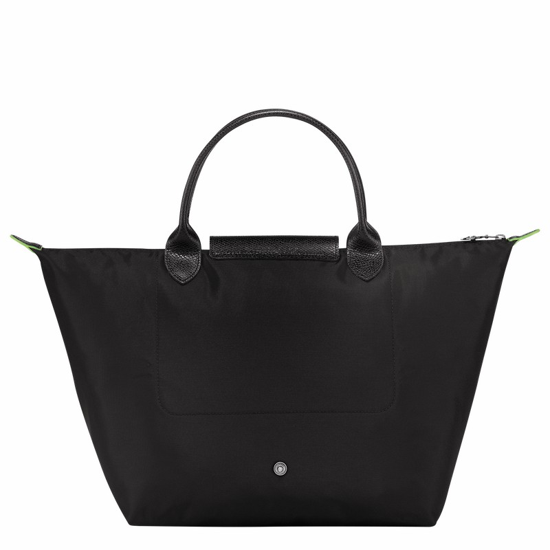 Torebka Longchamp Le Pliage Green M Damskie Czarne Polska | L1623919001