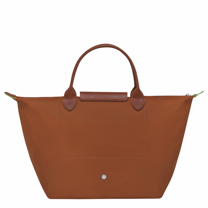 Torebka Longchamp Le Pliage Green M Damskie Brązowe Polska | L1623919504