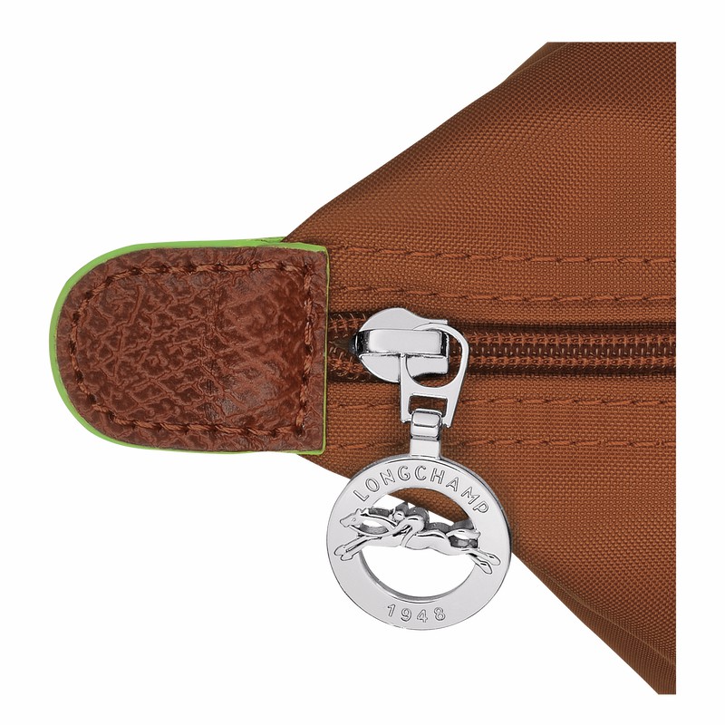 Torebka Longchamp Le Pliage Green M Damskie Brązowe Polska | L1623919504