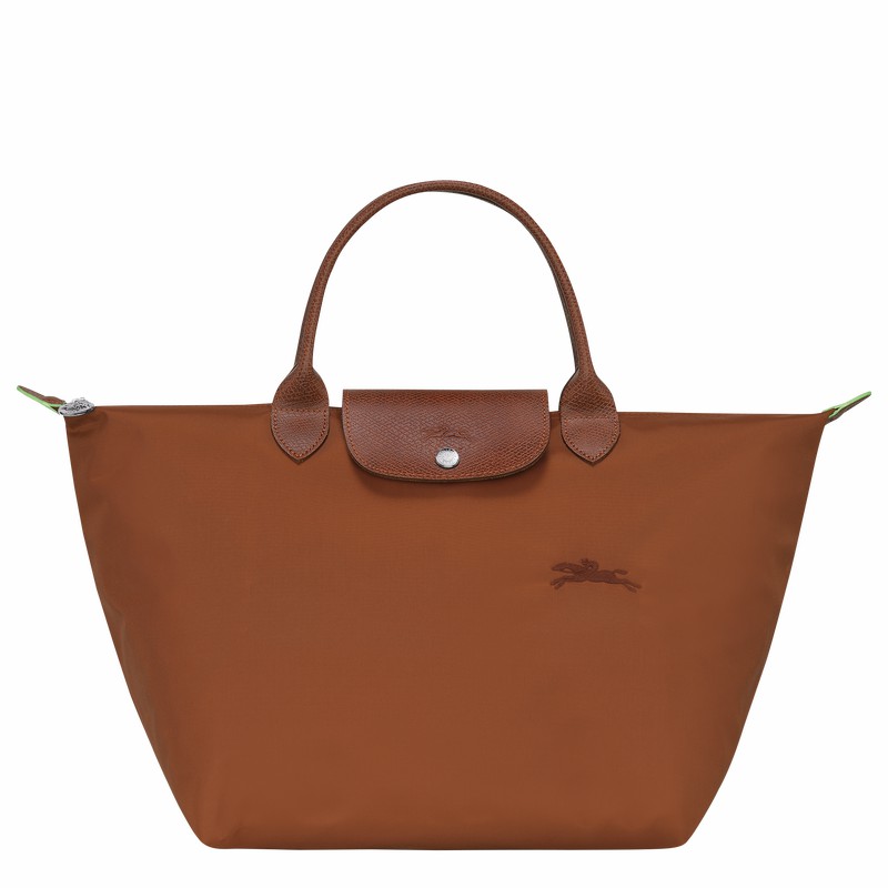 Torebka Longchamp Le Pliage Green M Damskie Brązowe Polska | L1623919504