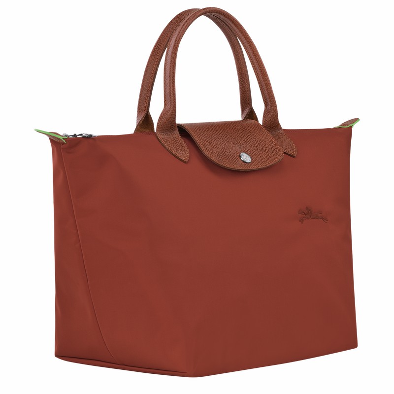 Torebka Longchamp Le Pliage Green M Damskie Brązowe Polska | L1623919404