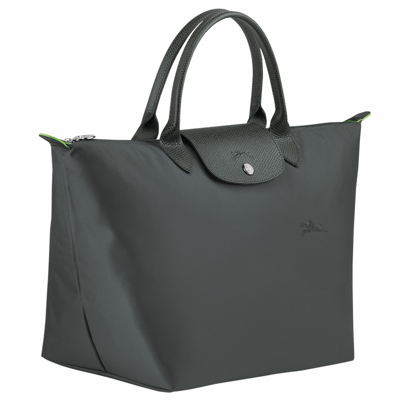 Torebka Longchamp Le Pliage Green M Damskie Jasny Szare Polska | L1623919P66