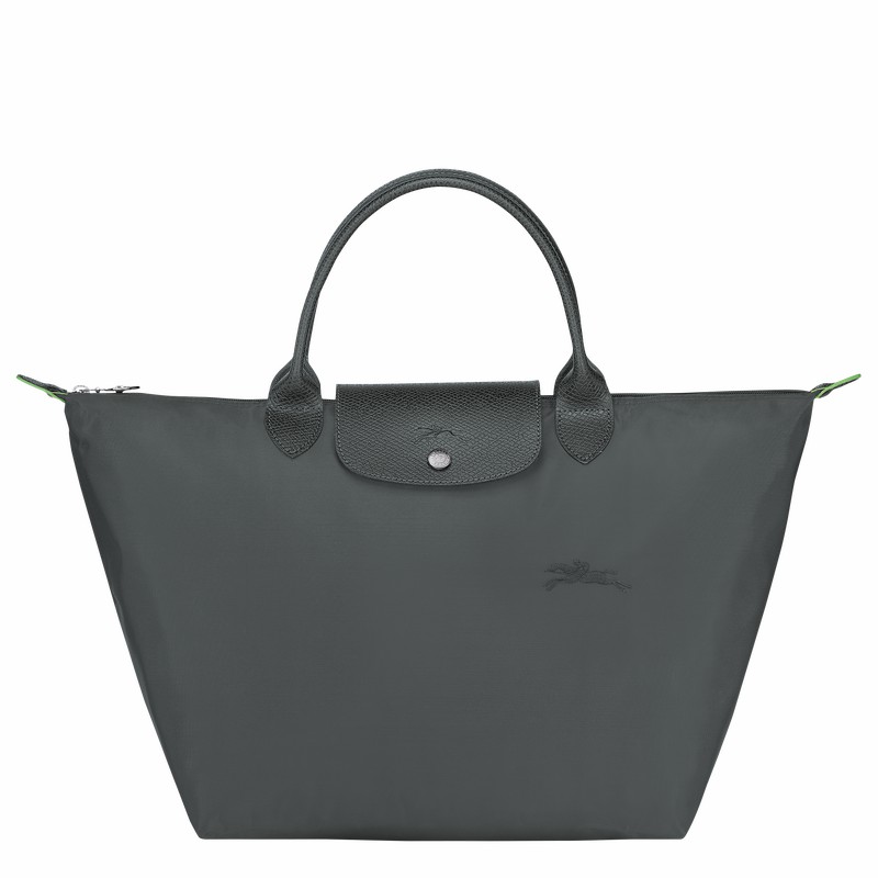 Torebka Longchamp Le Pliage Green M Damskie Jasny Szare Polska | L1623919P66