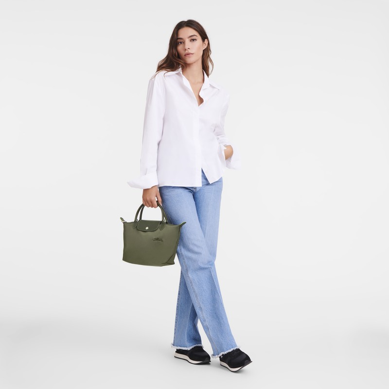 Torebka Longchamp Le Pliage Green S Damskie Zielone Polska | L1621919479