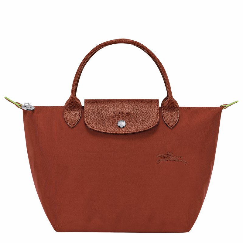 Torebka Longchamp Le Pliage Green S Damskie Brązowe Polska | L1621919404