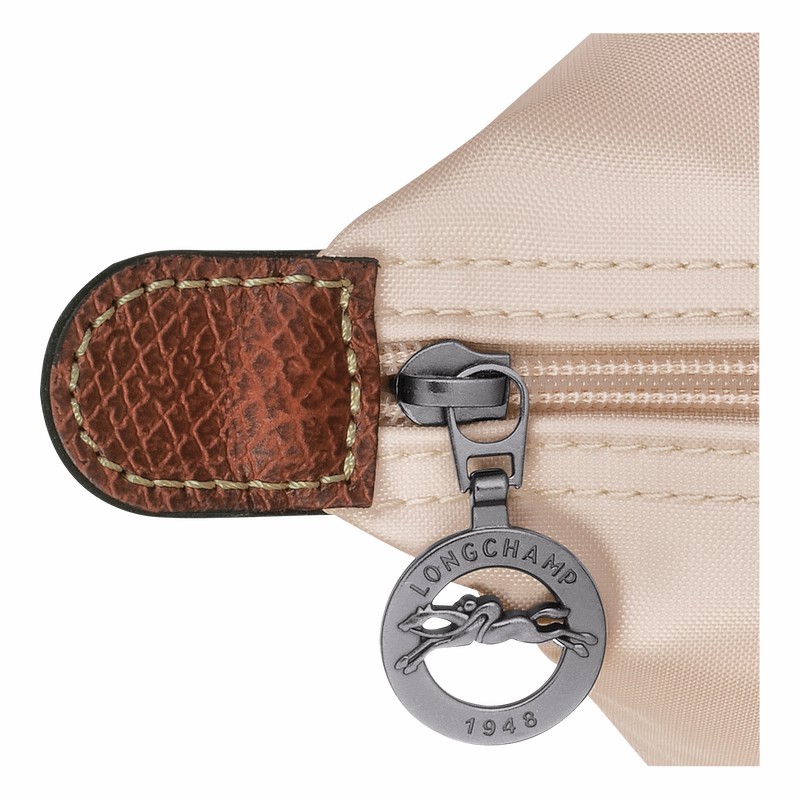 Torebka Longchamp Le Pliage Original M Damskie Białe Polska | L1623089P71