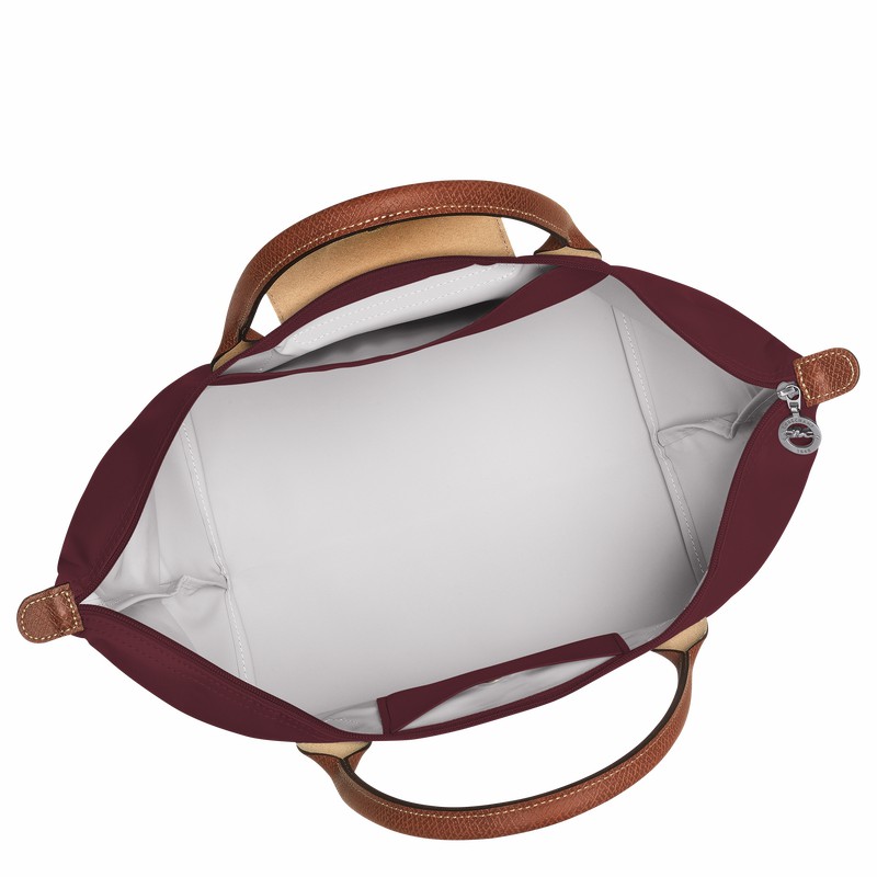 Torebka Longchamp Le Pliage Original M Damskie Bordowe Polska | L1623089P87