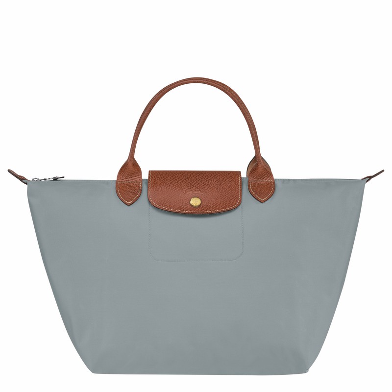 Torebka Longchamp Le Pliage Original M Damskie Szare Polska | L1623089P80