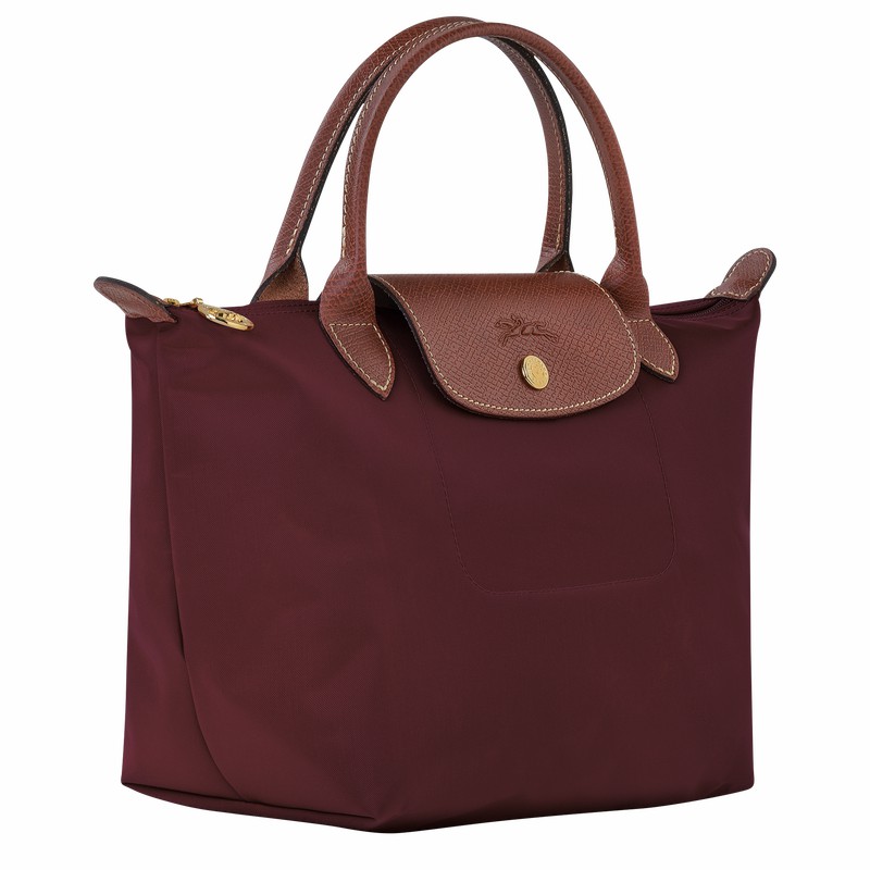 Torebka Longchamp Le Pliage Original S Damskie Bordowe Polska | L1621089P87