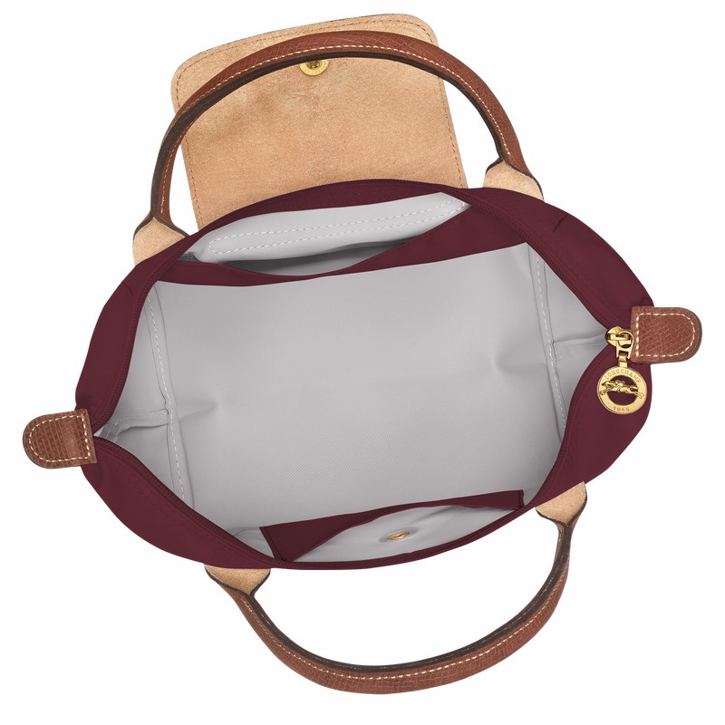 Torebka Longchamp Le Pliage Original S Damskie Bordowe Polska | L1621089P87