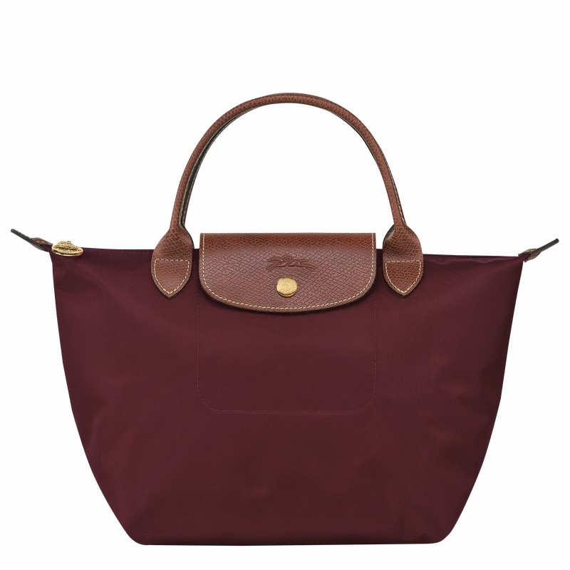 Torebka Longchamp Le Pliage Original S Damskie Bordowe Polska | L1621089P87