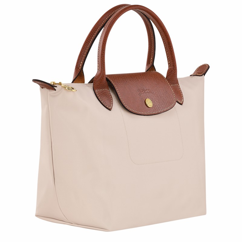 Torebka Longchamp Le Pliage Original S Damskie Białe Polska | L1621089P71