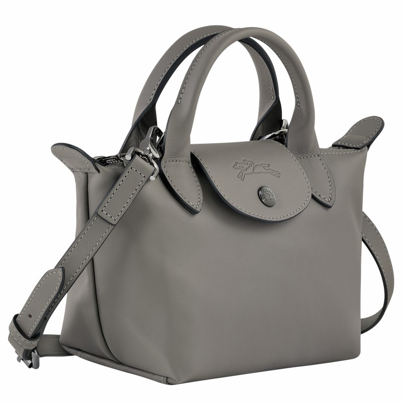 Torebka Longchamp Le Pliage Xtra XS Damskie Szare Polska | L1500987P55