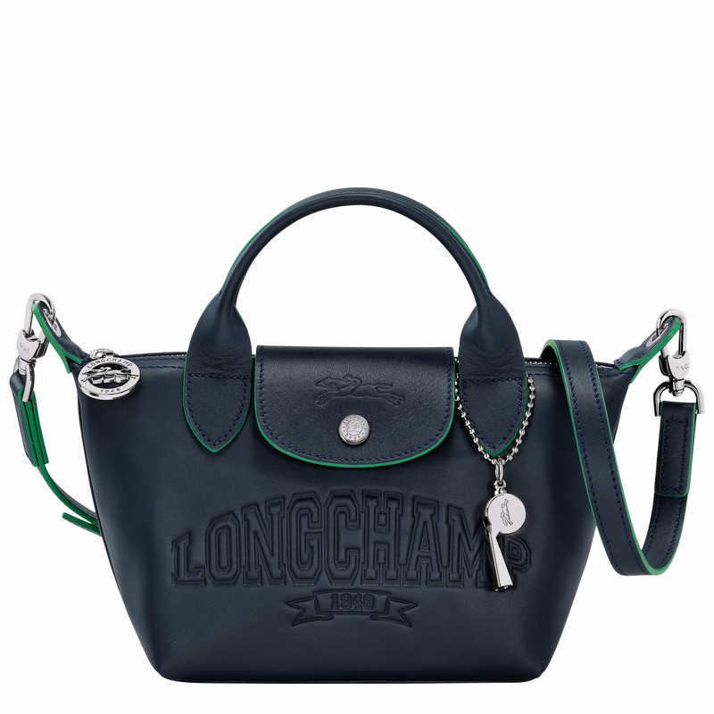 Torebka Longchamp Le Pliage Xtra XS Damskie Granatowe Polska | L1500HEY556