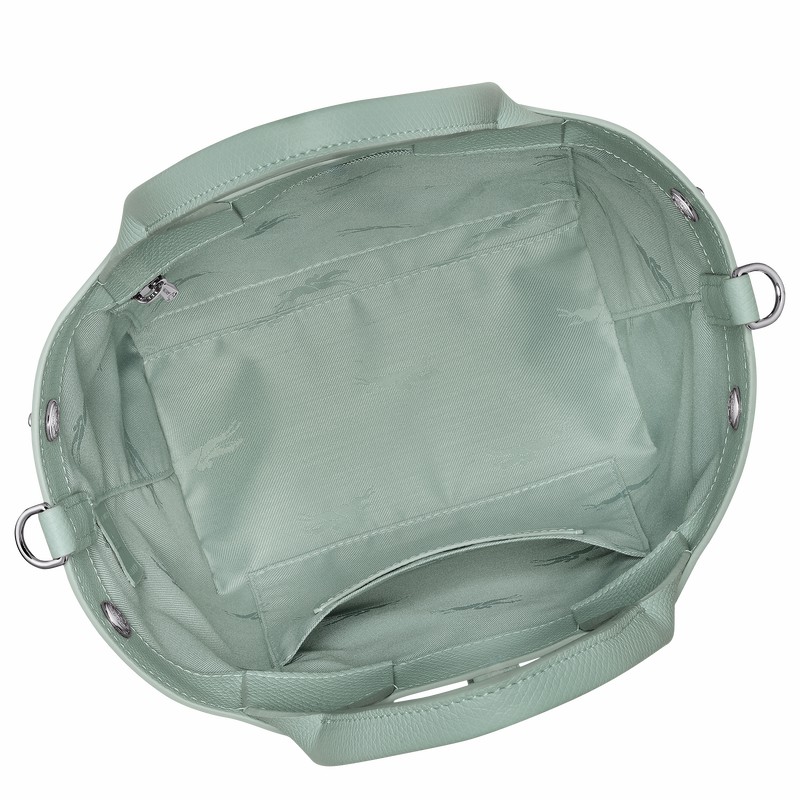 Torebka Longchamp Le Roseau S Damskie Celadon Polska | 10273HFP282