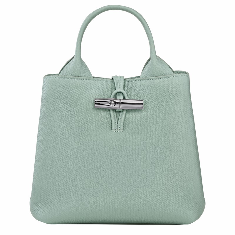 Torebka Longchamp Le Roseau S Damskie Celadon Polska | 10273HFP282