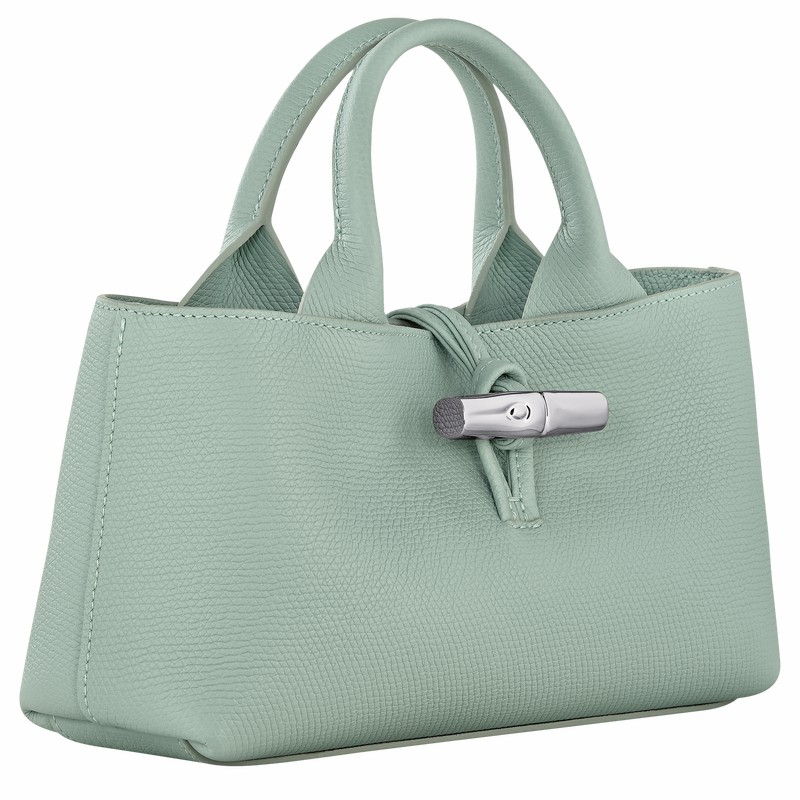 Torebka Longchamp Le Roseau S Damskie Celadon Polska | 10280HFP282