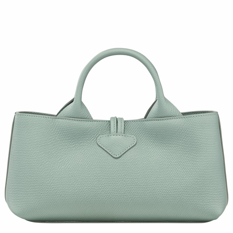 Torebka Longchamp Le Roseau S Damskie Celadon Polska | 10280HFP282