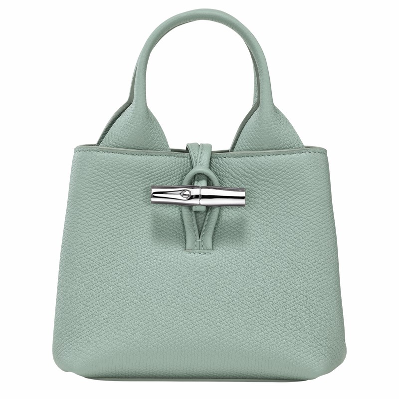 Torebka Longchamp Le Roseau XS Damskie Celadon Polska | 10278HFP282