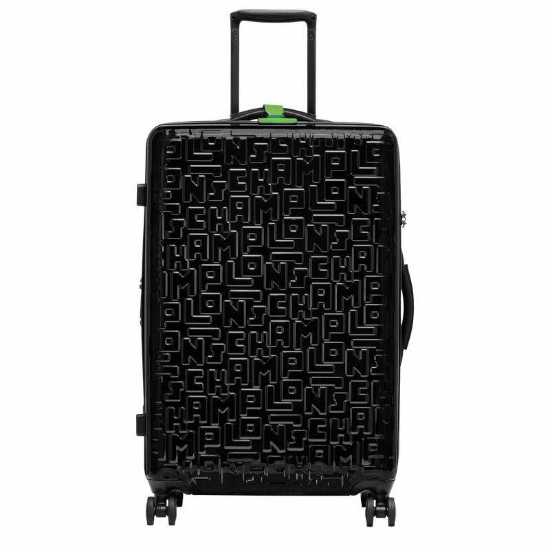 Walizki Longchamp LGP Travel L Damskie Czarne Polska | 24025423001